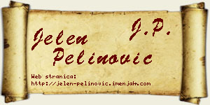 Jelen Pelinović vizit kartica